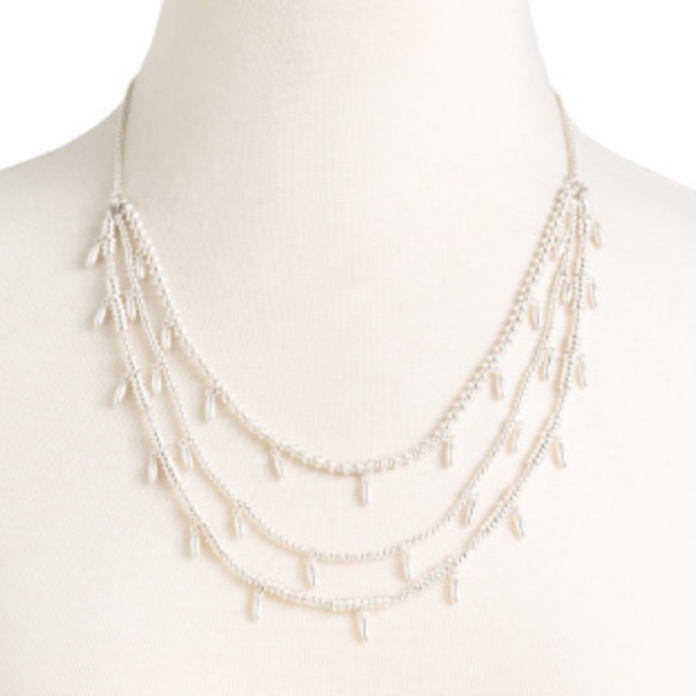 Lucky brand beaded layered necklace